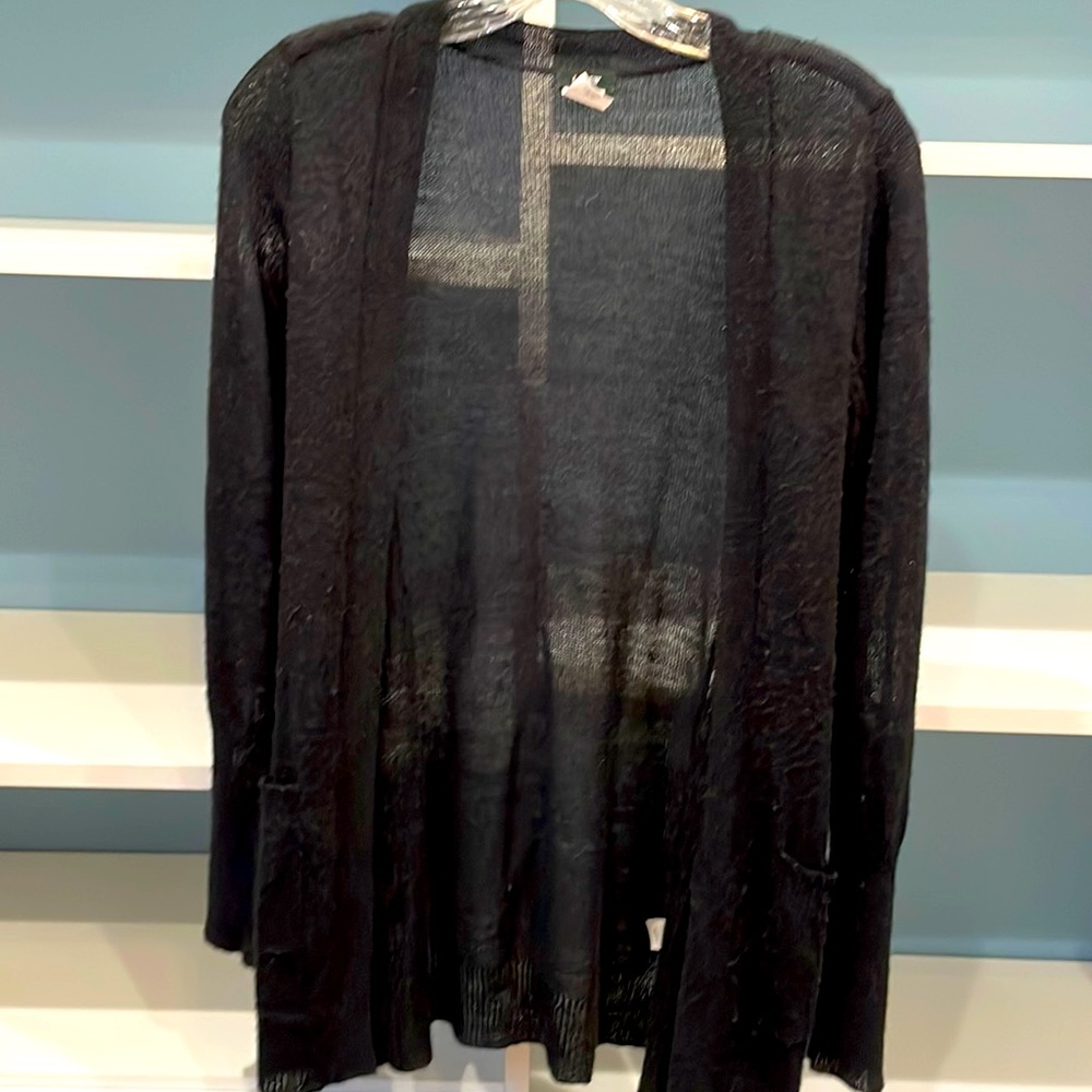 Black JCREW cardigan with pockets. Gently used and super comfortable.